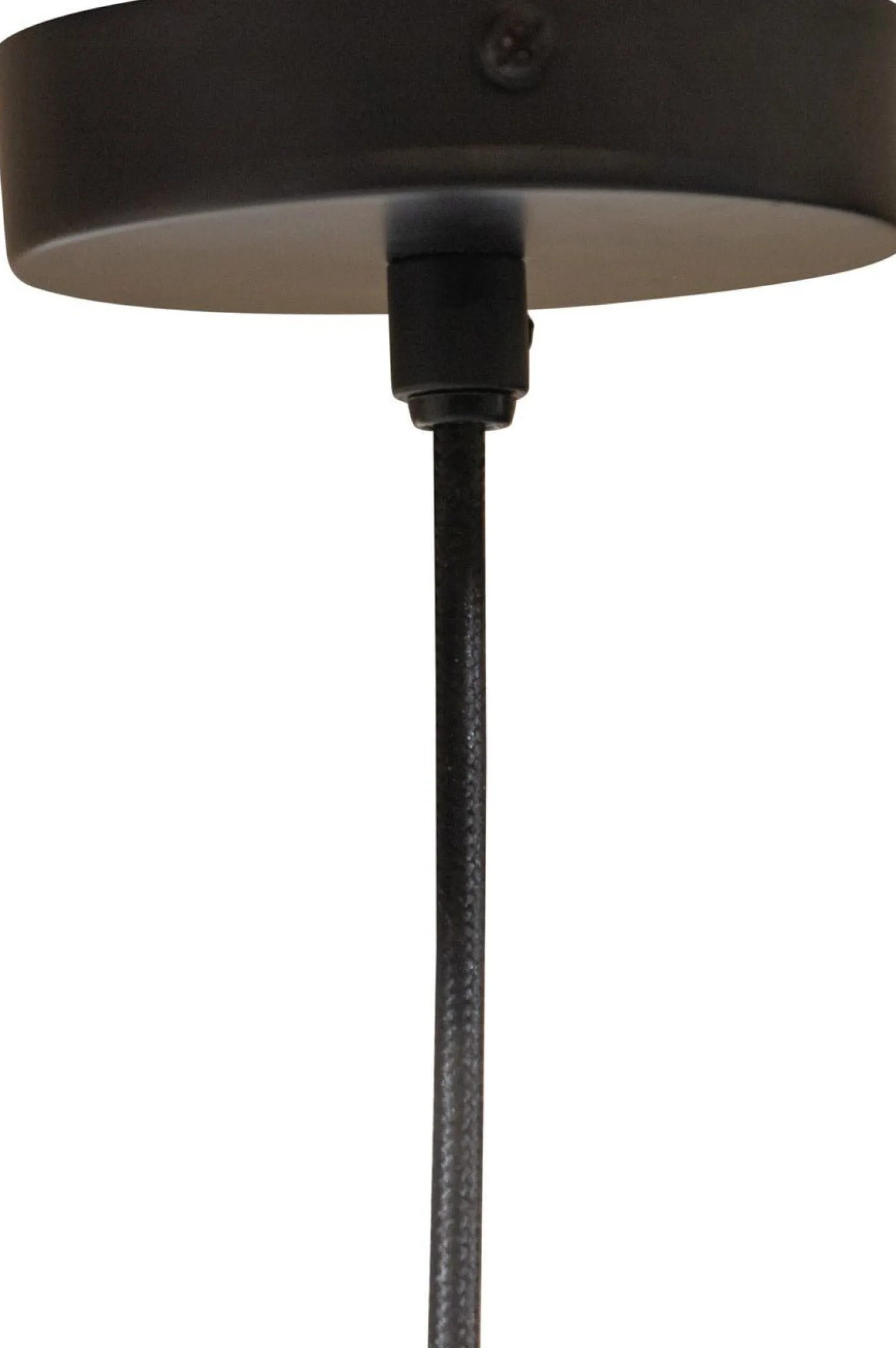 Glazen Hanglampen|Glazen Hanglampen-WOOOD Tirsa Hanglamp Black, Brass