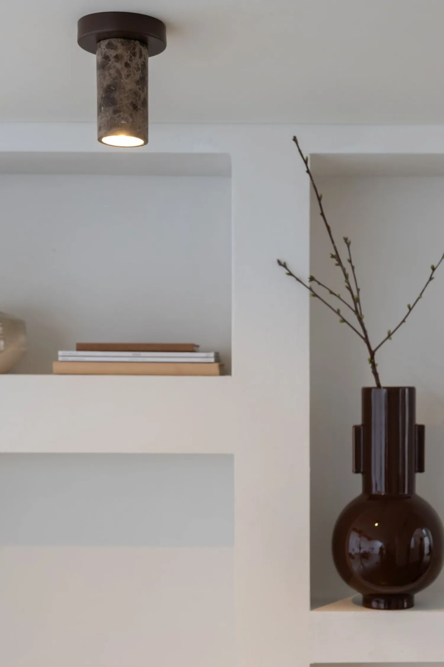 Moderne Plafondlampen|Plafondlampen-It's about RoMi Tivoli Plafondlamp Brown