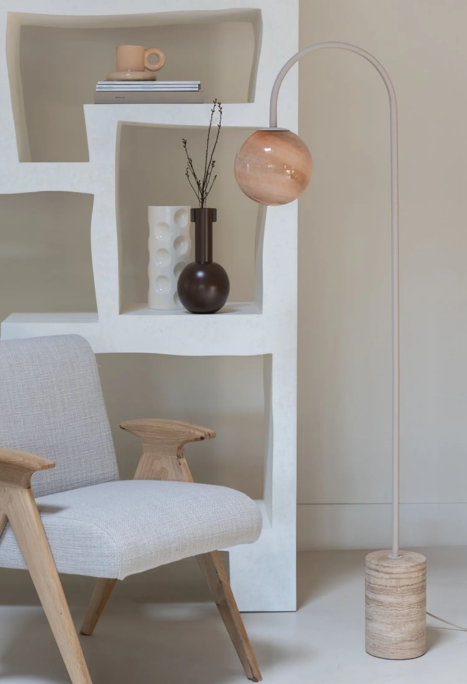 Moderne Vloerlampen|Vloerlampen-It's about RoMi Tivoli Vloerlamp Sand