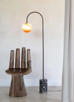 Moderne Vloerlampen|Vloerlampen-It's about RoMi Tivoli Vloerlamp Brown