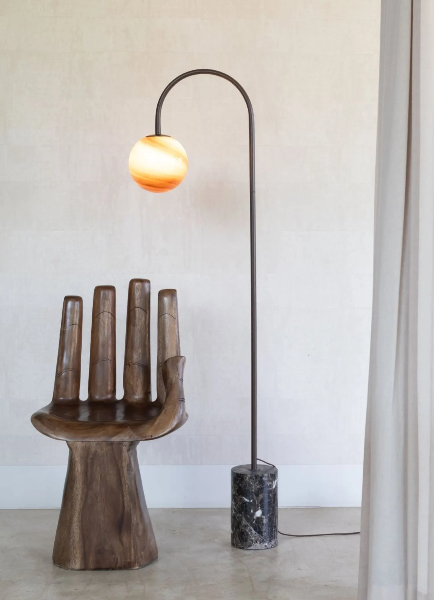 Moderne Vloerlampen|Vloerlampen-It's about RoMi Tivoli Vloerlamp Brown