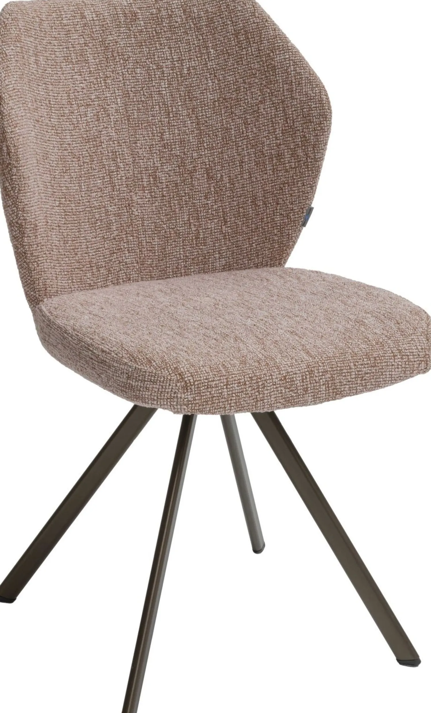 Design Stoelen|Eetkamerstoelen Zonder Armleuning-Bree's New World Toby Eetkamerstoel Bruin