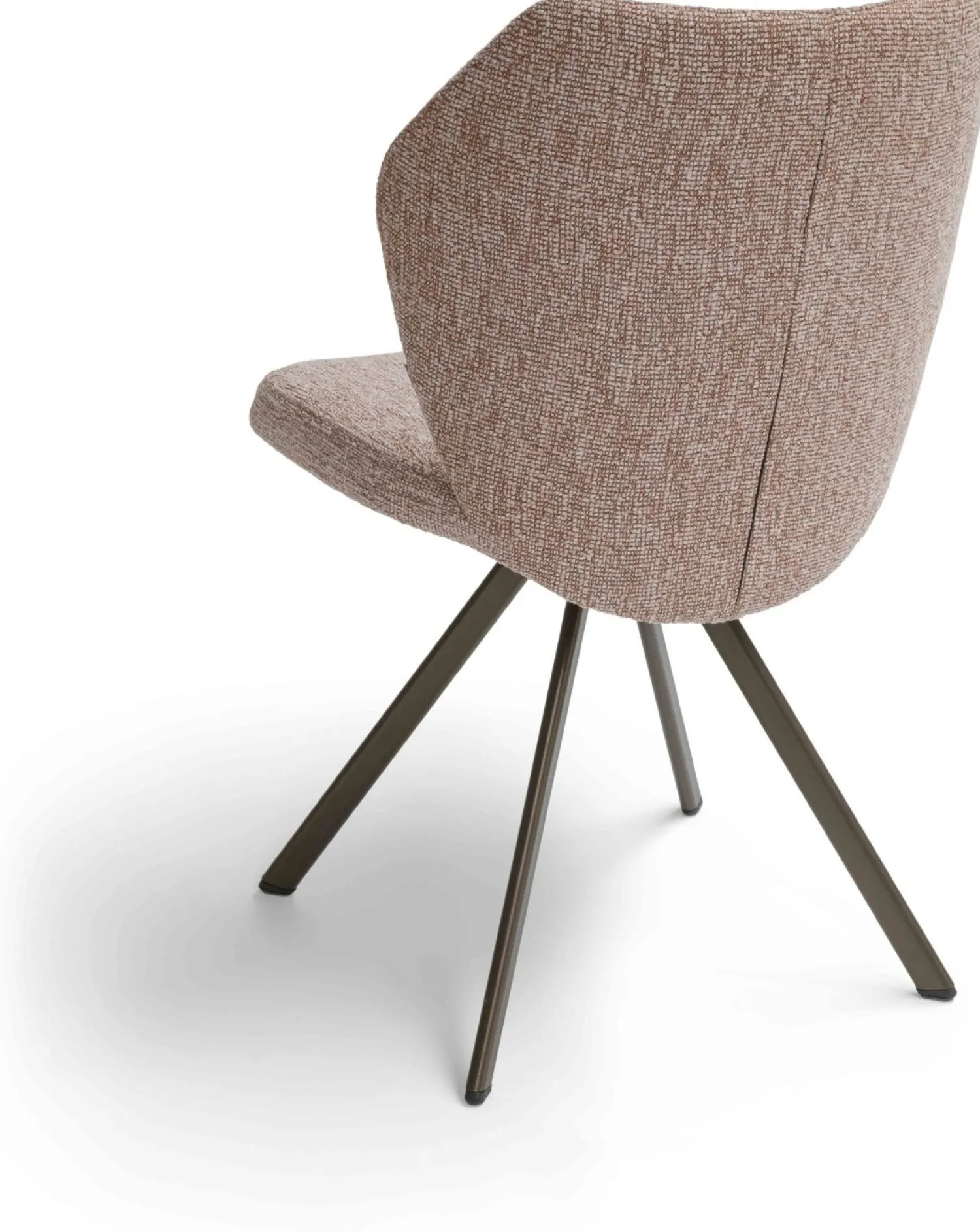 Design Stoelen|Eetkamerstoelen Zonder Armleuning-Bree's New World Toby Eetkamerstoel Bruin
