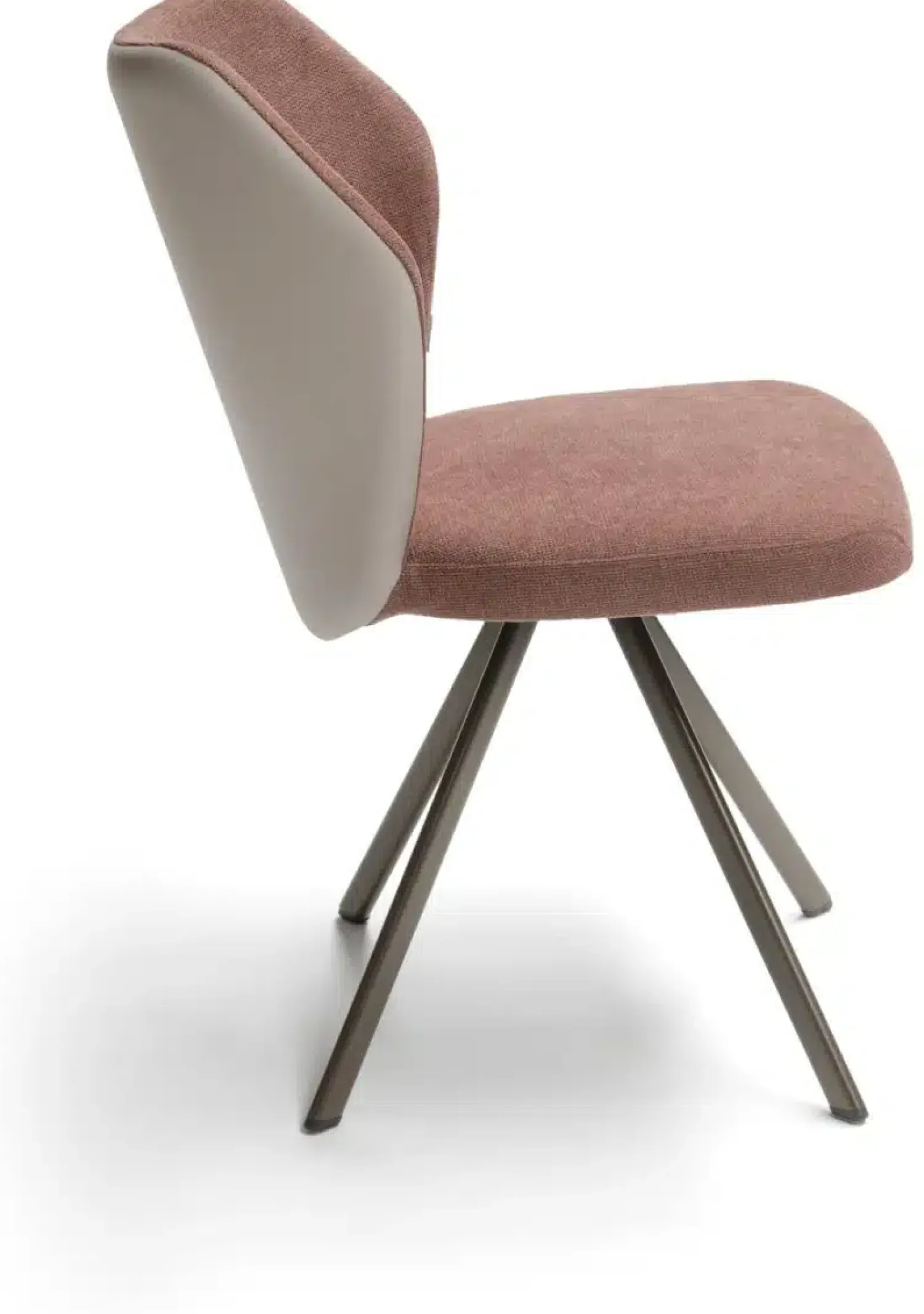Design Stoelen|Eetkamerstoelen Zonder Armleuning-Bree's New World Toby Eetkamerstoel Bruin