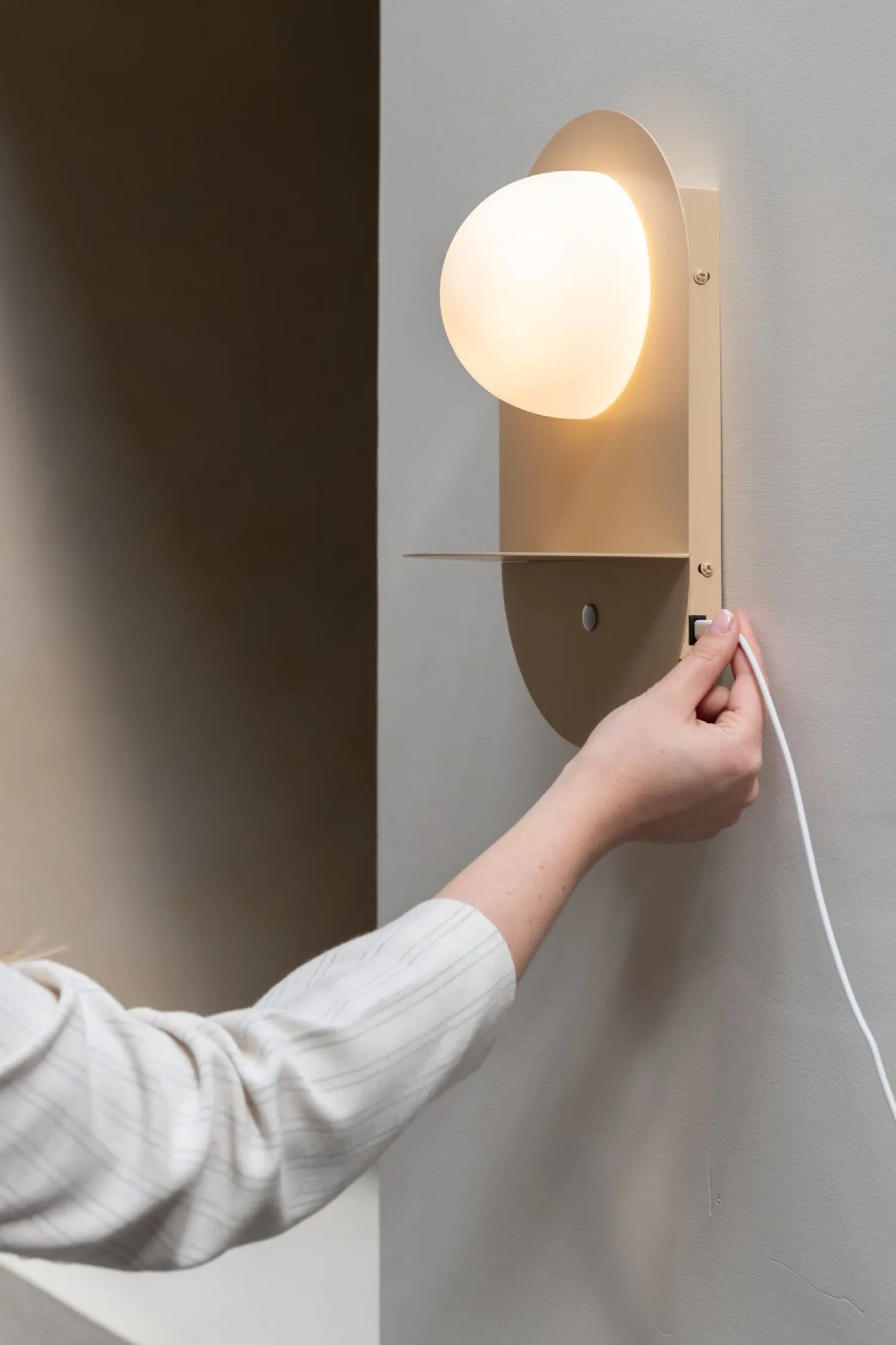 Wandlampen|Wandlampen-It's about RoMi Tokyo Wandlamp Beige