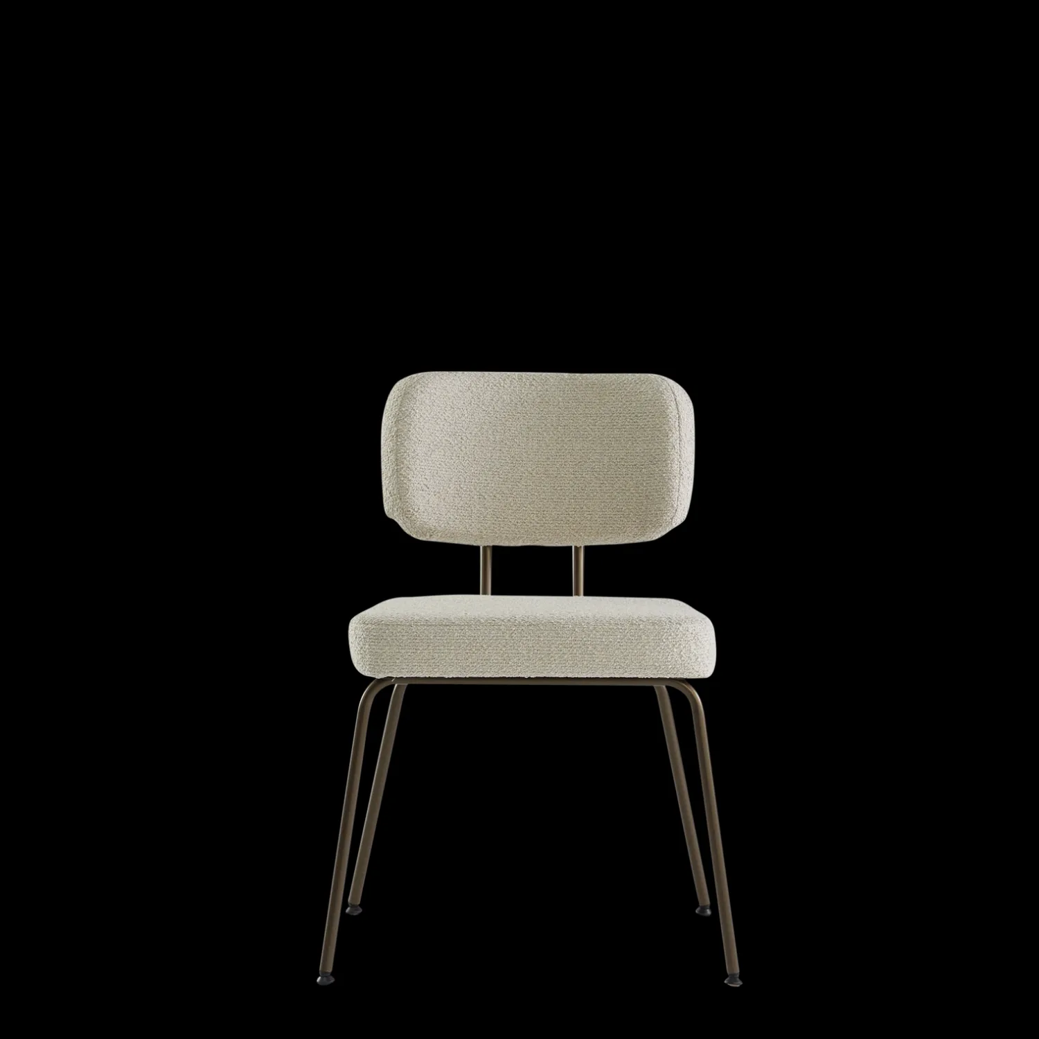 Eetkamerstoelen Zonder Armleuning-Eijerkamp Collectie Tom Bruin Onderstel Eetkamerstoel Naturel, Smoke