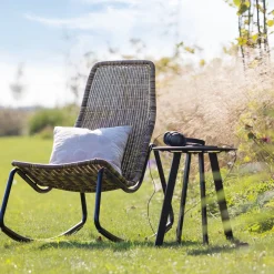 Tuinstoelen-WOOOD Tom Fauteuil Naturel