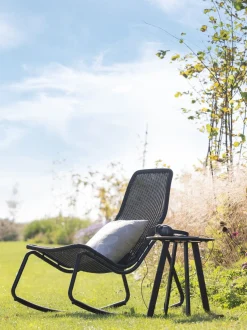 Tuinstoelen-WOOOD Tom Fauteuil Zwart