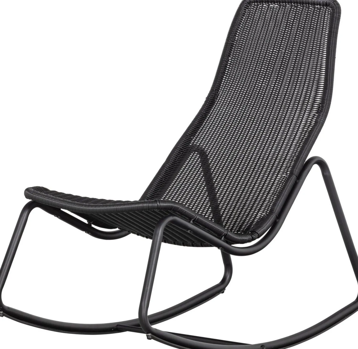 Tuinstoelen-WOOOD Tom Fauteuil Zwart