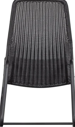 Tuinstoelen-WOOOD Tom Fauteuil Zwart
