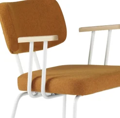 Eetkamerstoelen Met Armleuning-Eijerkamp Collectie Tom Onderstel Wit Armstoel Marroc, Groove