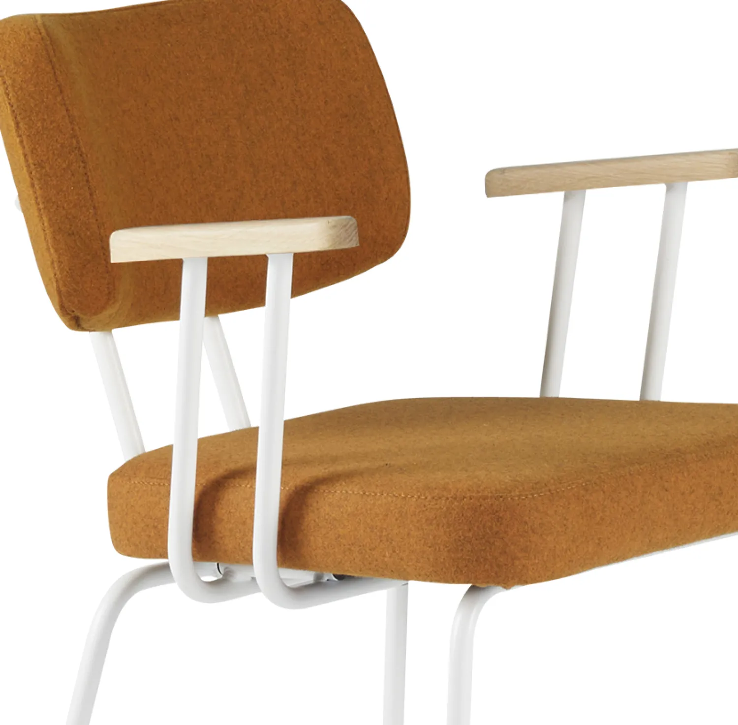 Eetkamerstoelen Met Armleuning-Eijerkamp Collectie Tom Onderstel Wit Armstoel Marroc, Groove