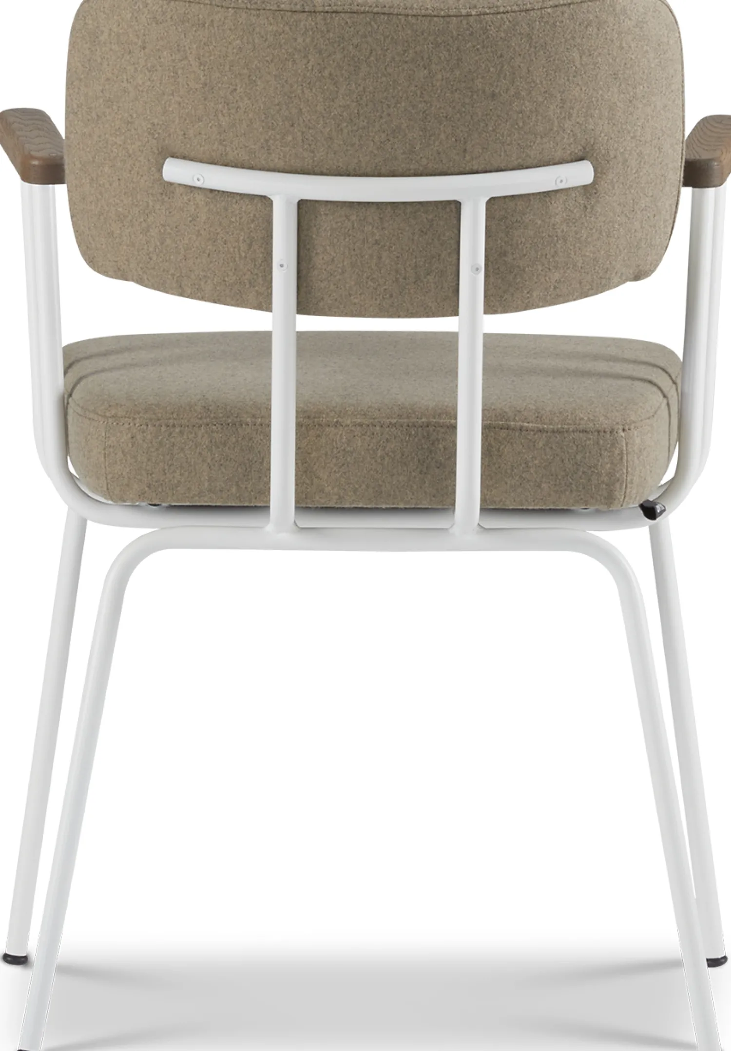 Eetkamerstoelen Met Armleuning-Eijerkamp Collectie Tom Onderstel Wit Armstoel Stone, Tabacco