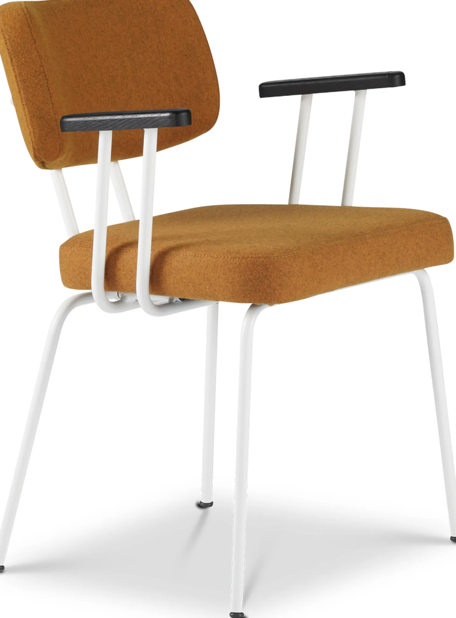 Eetkamerstoelen Met Armleuning-Eijerkamp Collectie Tom Onderstel Wit Armstoel Marroc, Antracite