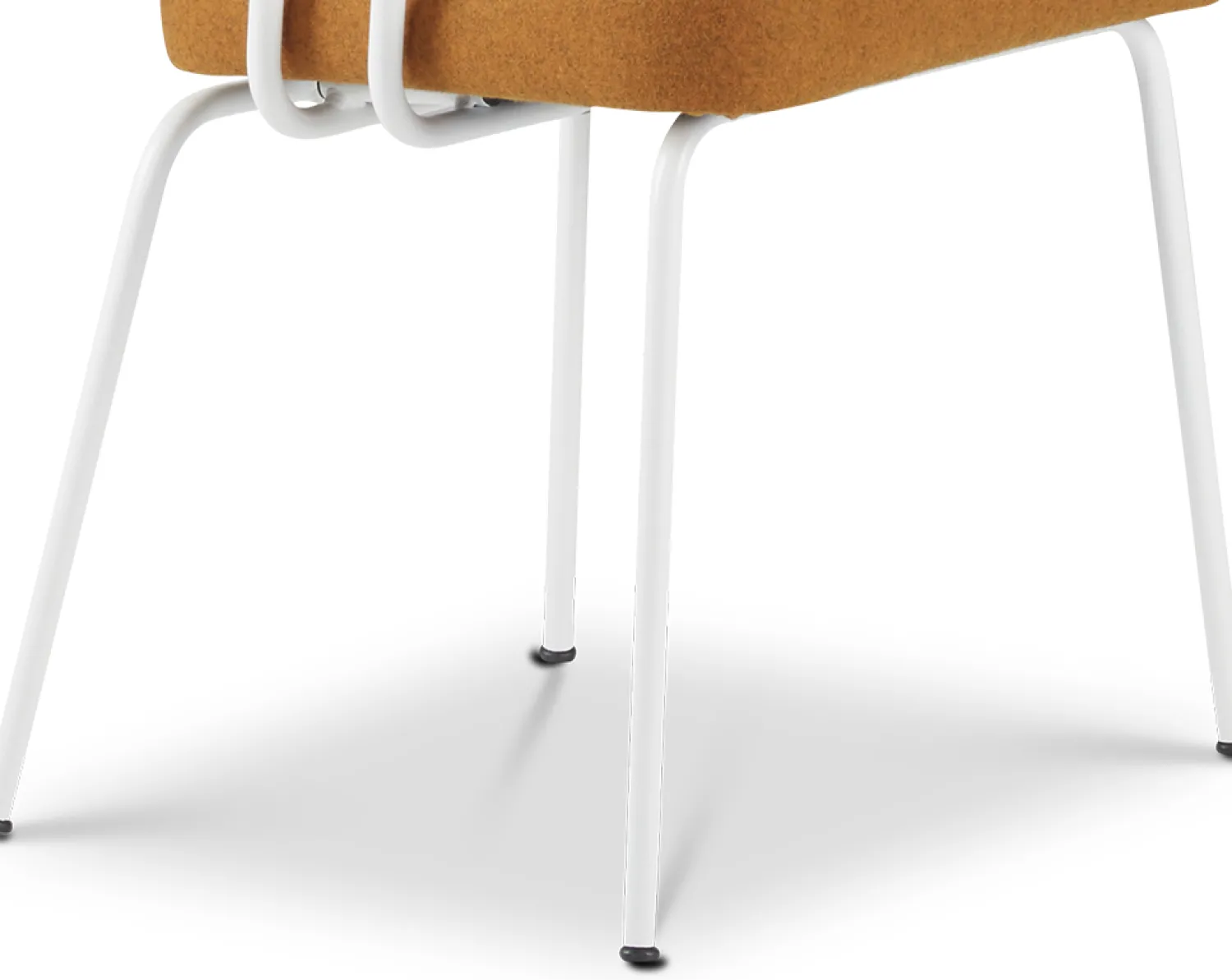 Eetkamerstoelen Met Armleuning-Eijerkamp Collectie Tom Onderstel Wit Armstoel Marroc, Tabacco