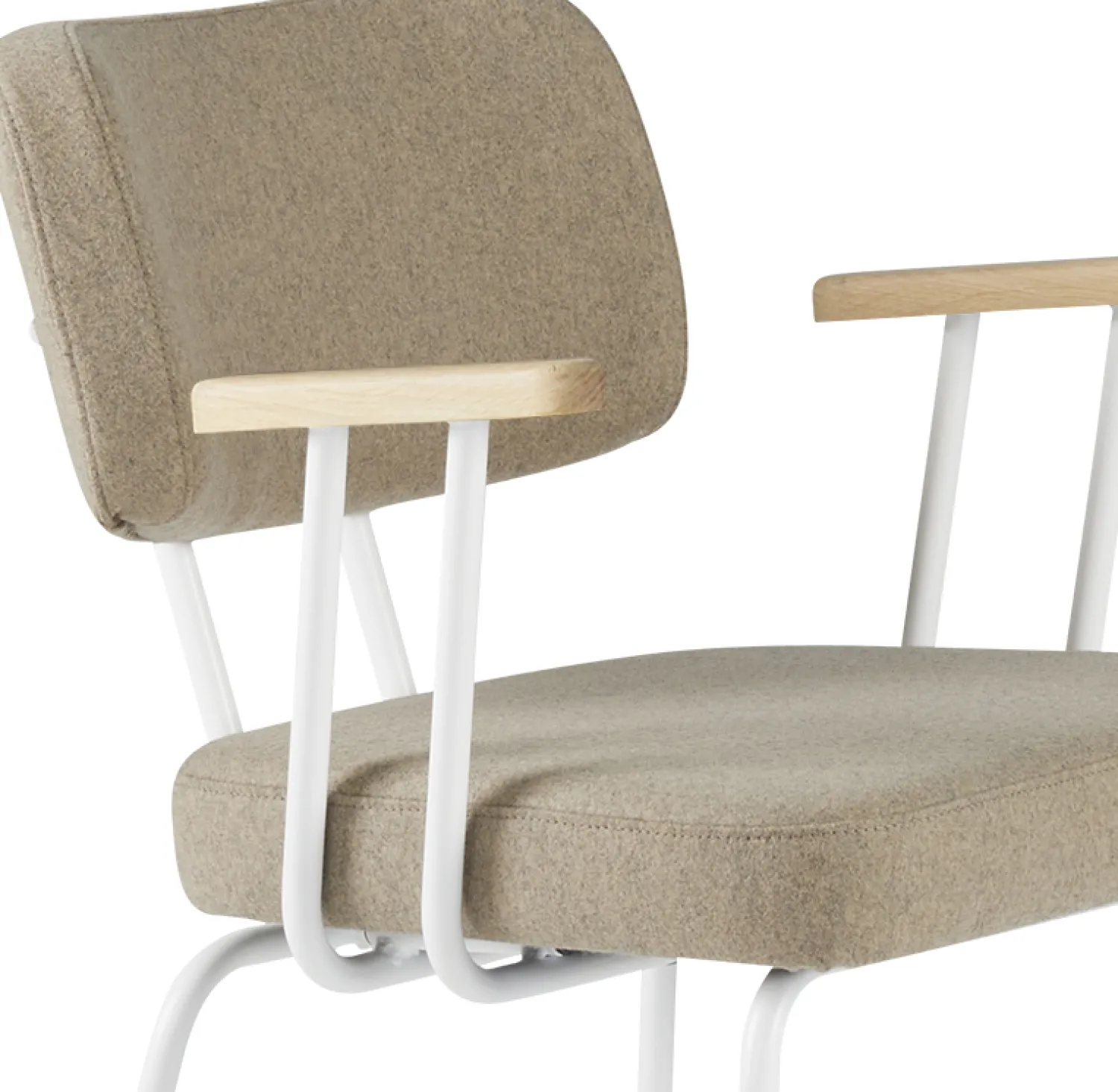 Eetkamerstoelen Met Armleuning-Eijerkamp Collectie Tom Onderstel Wit Armstoel Stone, Groove