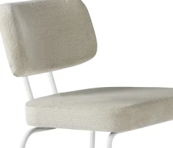 Eetkamerstoelen Zonder Armleuning-Eijerkamp Collectie Tom Onderstel Wit Eetkamerstoel Natural