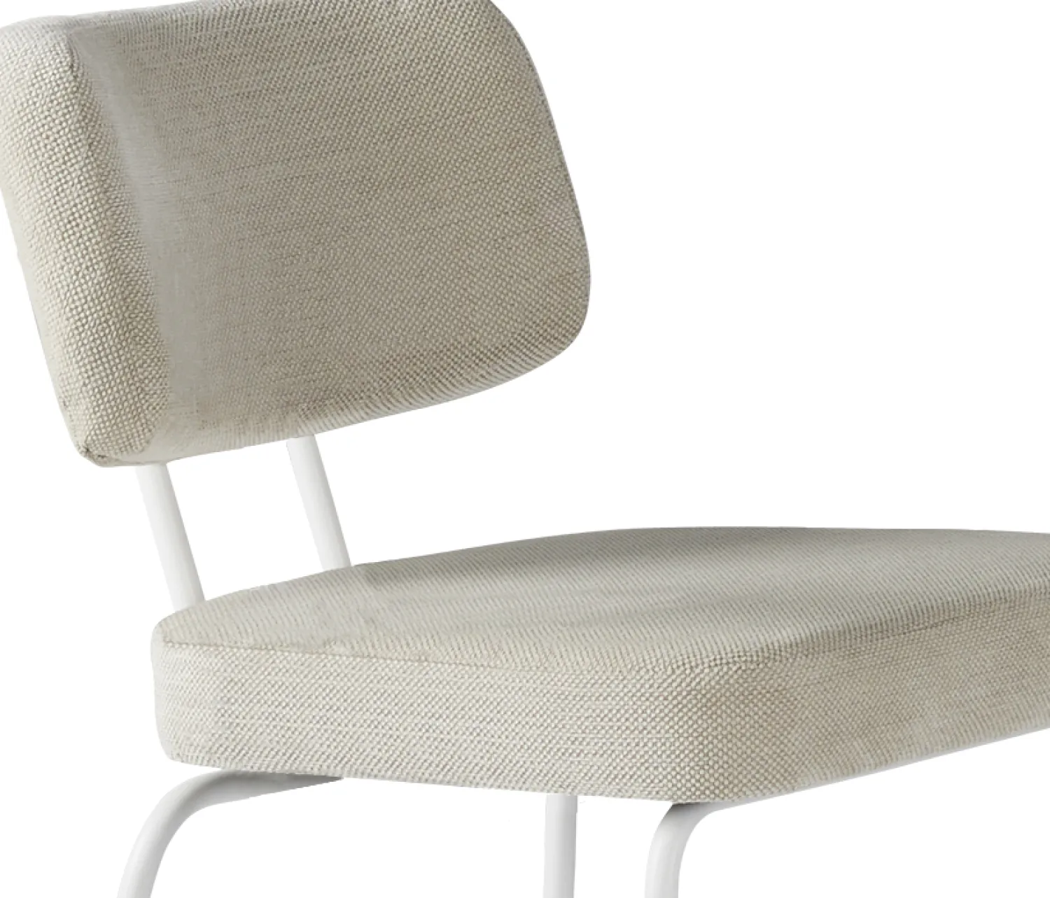 Eetkamerstoelen Zonder Armleuning-Eijerkamp Collectie Tom Onderstel Wit Eetkamerstoel Natural