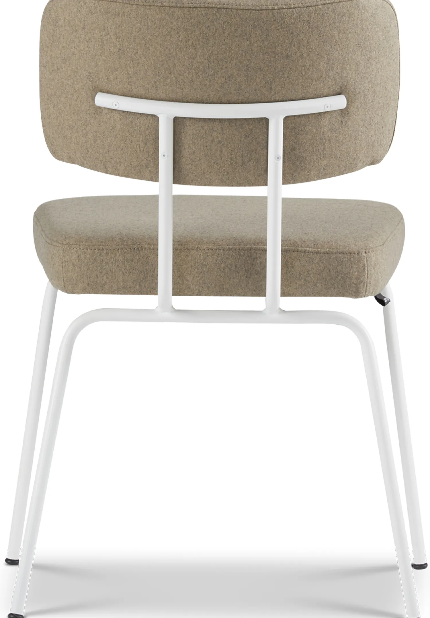 Eetkamerstoelen Zonder Armleuning-Eijerkamp Collectie Tom Onderstel Wit Eetkamerstoelen Stone