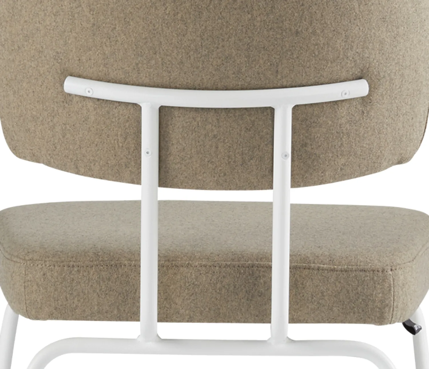 Eetkamerstoelen Zonder Armleuning-Eijerkamp Collectie Tom Onderstel Wit Eetkamerstoelen Stone