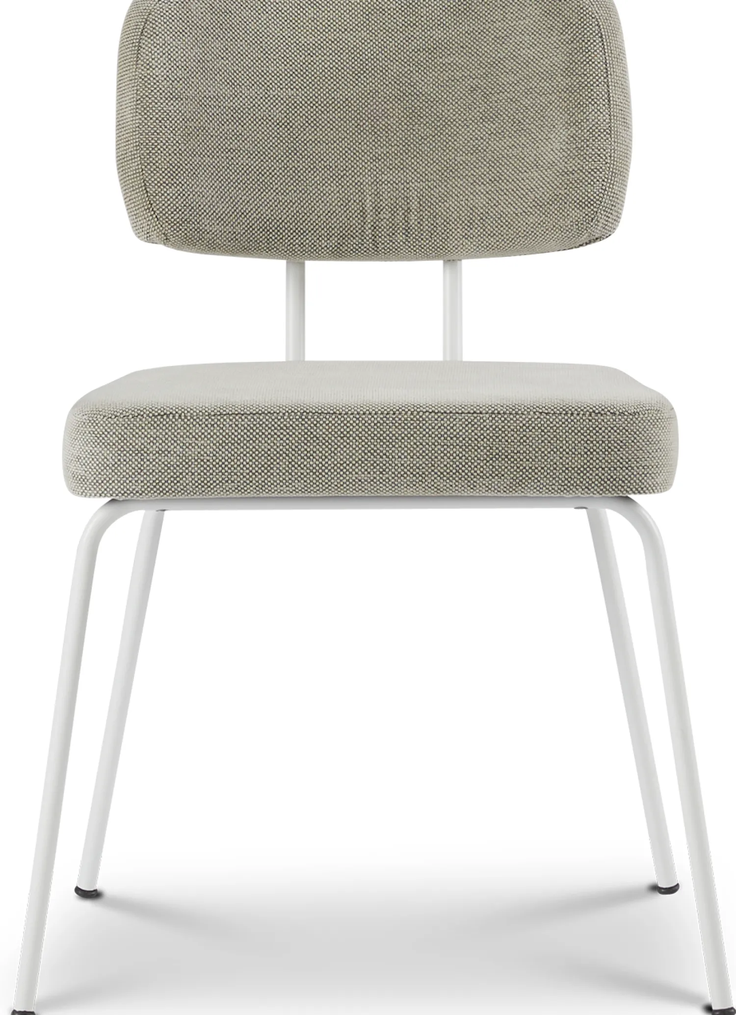 Eetkamerstoelen Zonder Armleuning-Eijerkamp Collectie Tom Onderstel Wit Eetkamerstoel Multigrey