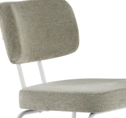 Eetkamerstoelen Zonder Armleuning-Eijerkamp Collectie Tom Onderstel Wit Eetkamerstoel Multigrey
