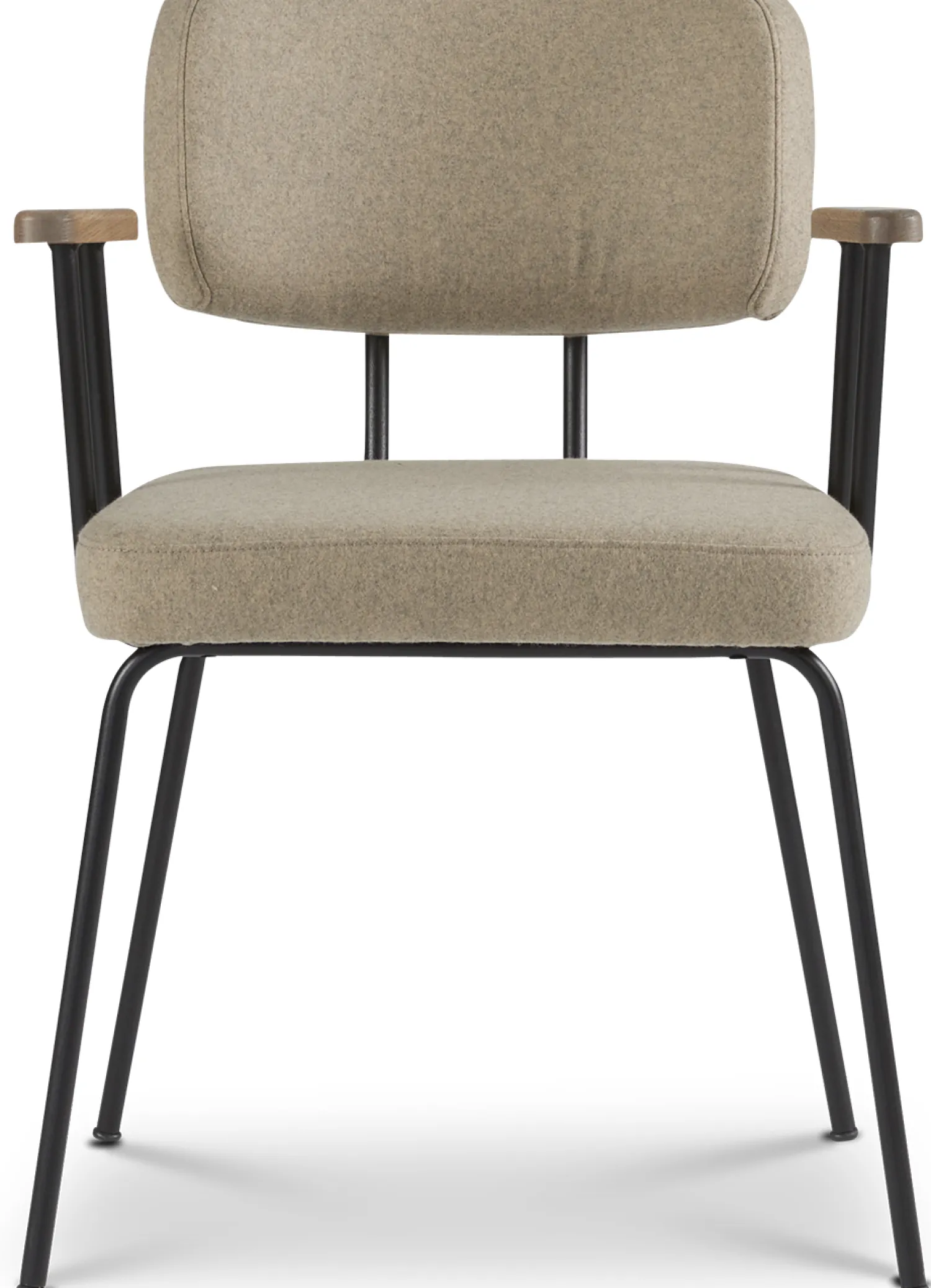 Eetkamerstoelen Met Armleuning-Eijerkamp Collectie Tom Onderstel Zwart Armstoel Stone, Tabacco