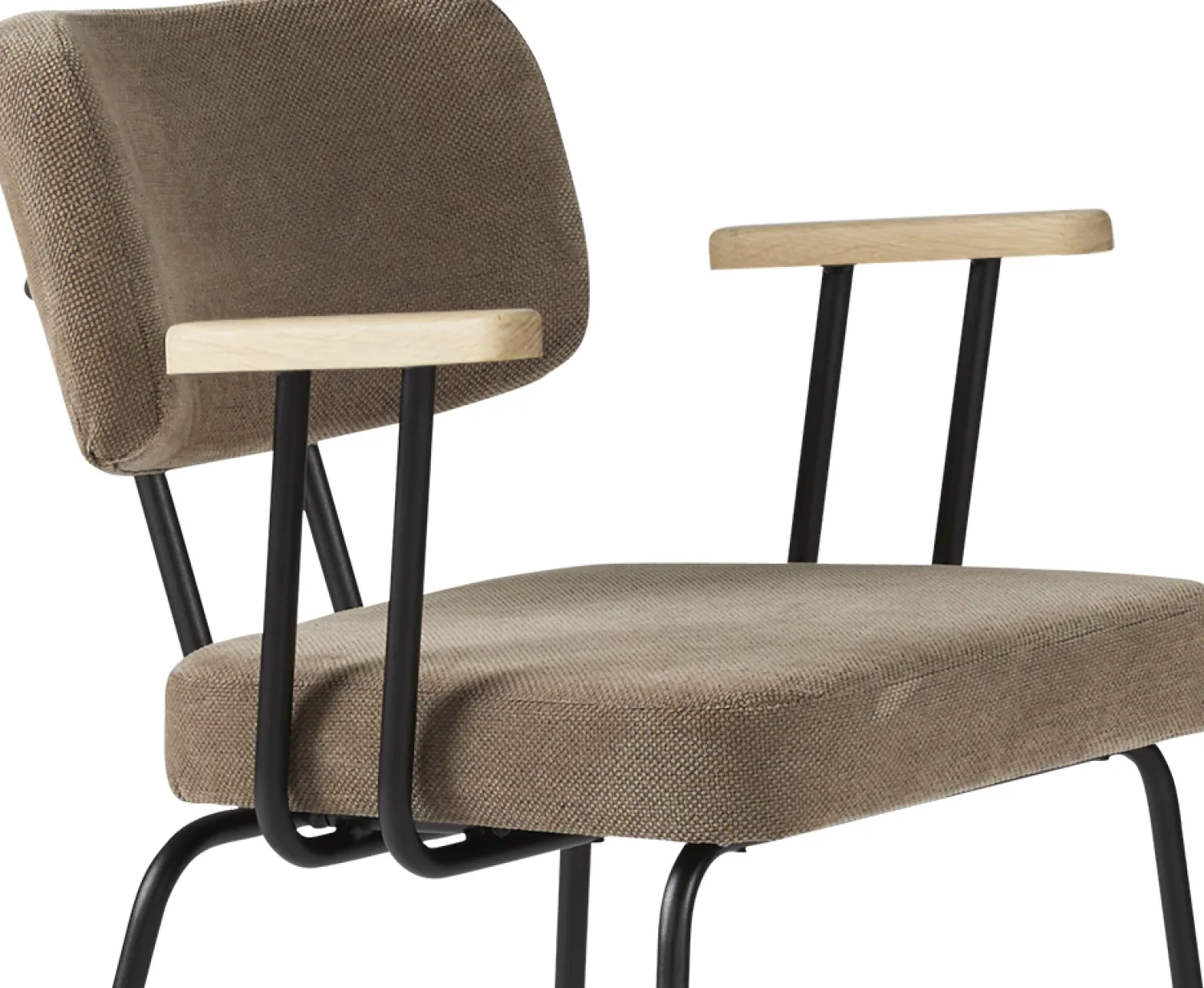 Eetkamerstoelen Met Armleuning-Eijerkamp Collectie Tom Onderstel Zwart Armstoel Brown, Groove