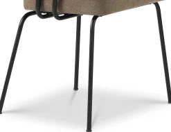 Eetkamerstoelen Met Armleuning-Eijerkamp Collectie Tom Onderstel Zwart Armstoel Brown, Groove