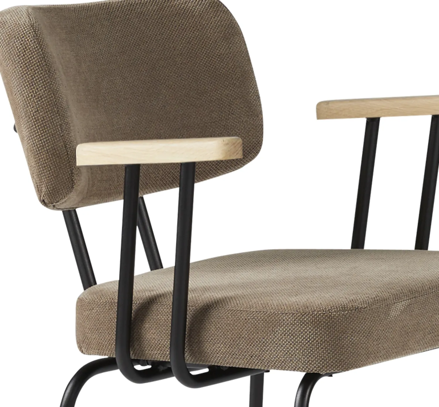 Eetkamerstoelen Met Armleuning-Eijerkamp Collectie Tom Onderstel Zwart Armstoel Brown, Groove