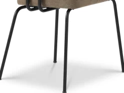 Eetkamerstoelen Met Armleuning-Eijerkamp Collectie Tom Onderstel Zwart Armstoel Brown, Antracite