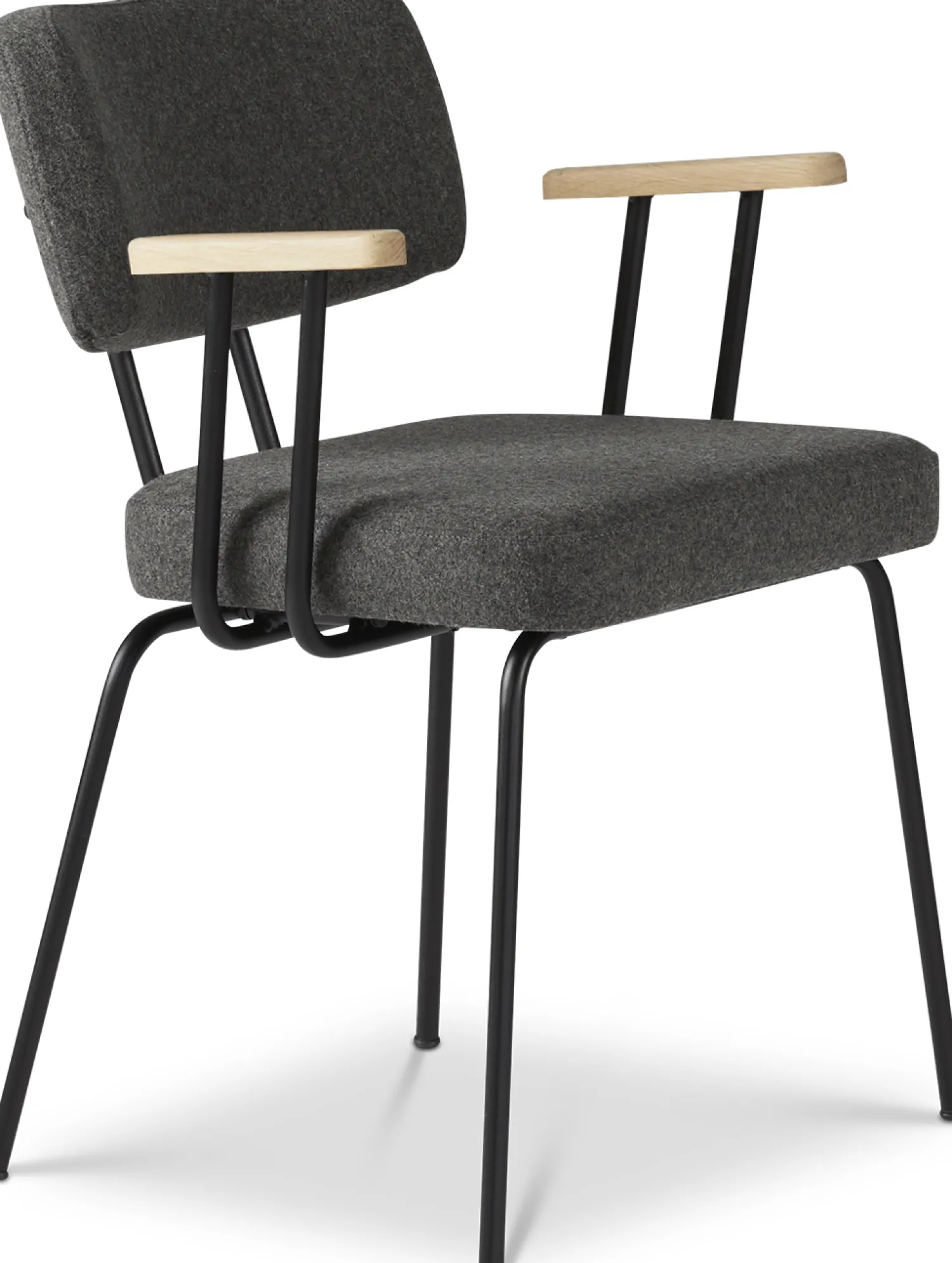 Eetkamerstoelen Met Armleuning-Eijerkamp Collectie Tom Onderstel Zwart Armstoel Antracite, Groove