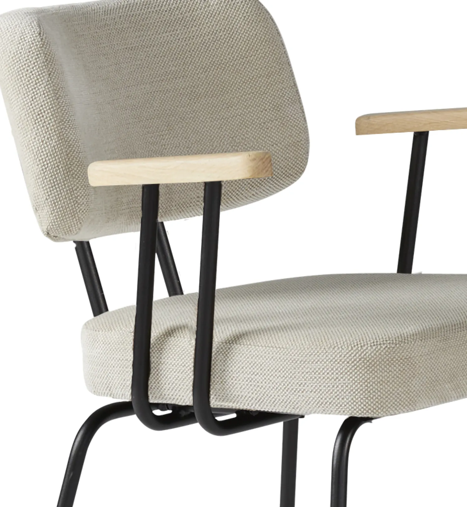 Eetkamerstoelen Met Armleuning-Eijerkamp Collectie Tom Onderstel Zwart Armstoel Natural, Groove