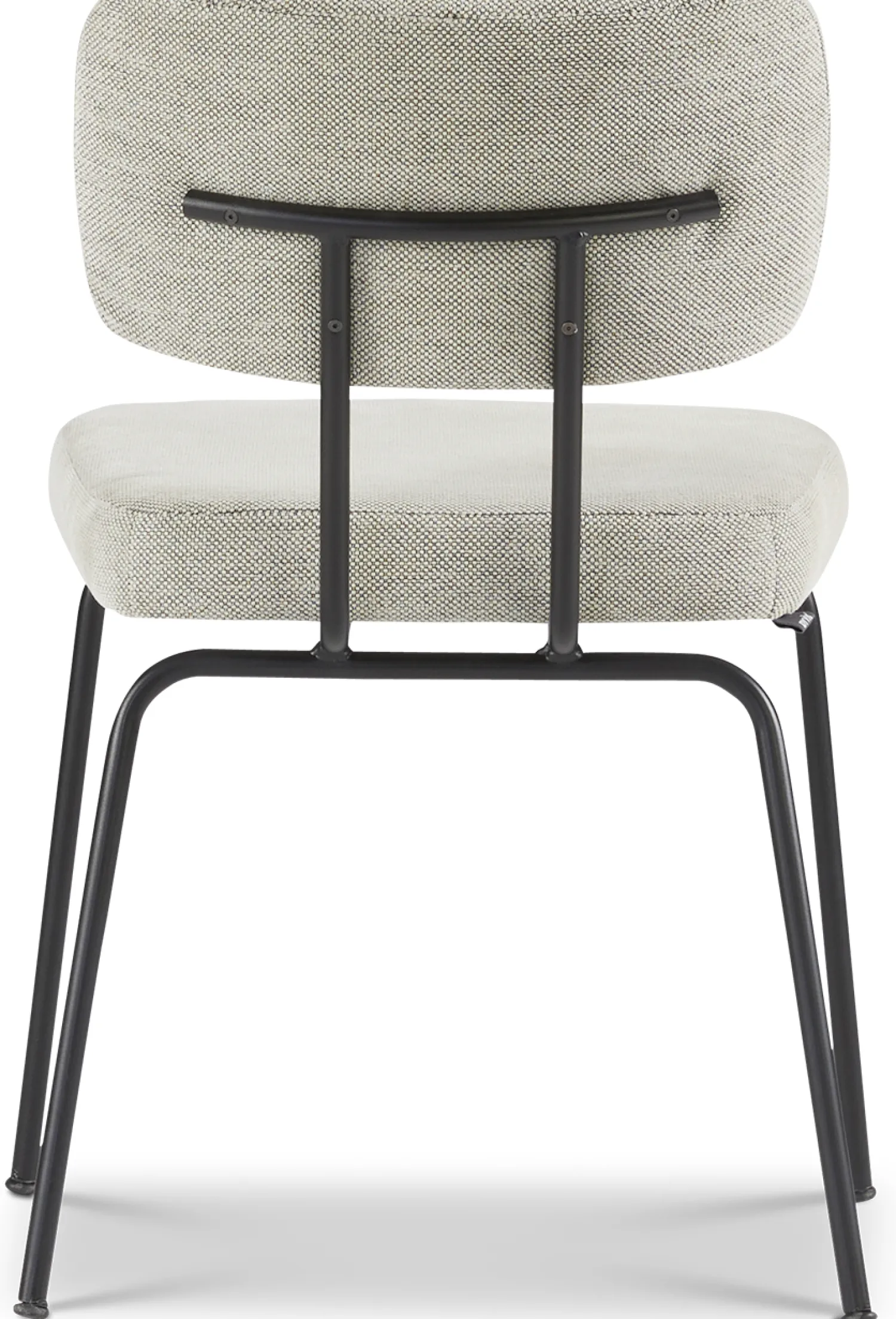 Eetkamerstoelen Zonder Armleuning-Eijerkamp Collectie Tom Onderstel Zwart Eetkamerstoel Multigrey