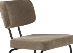 Eetkamerstoelen Zonder Armleuning-Eijerkamp Collectie Tom Onderstel Zwart Eetkamerstoel Brown