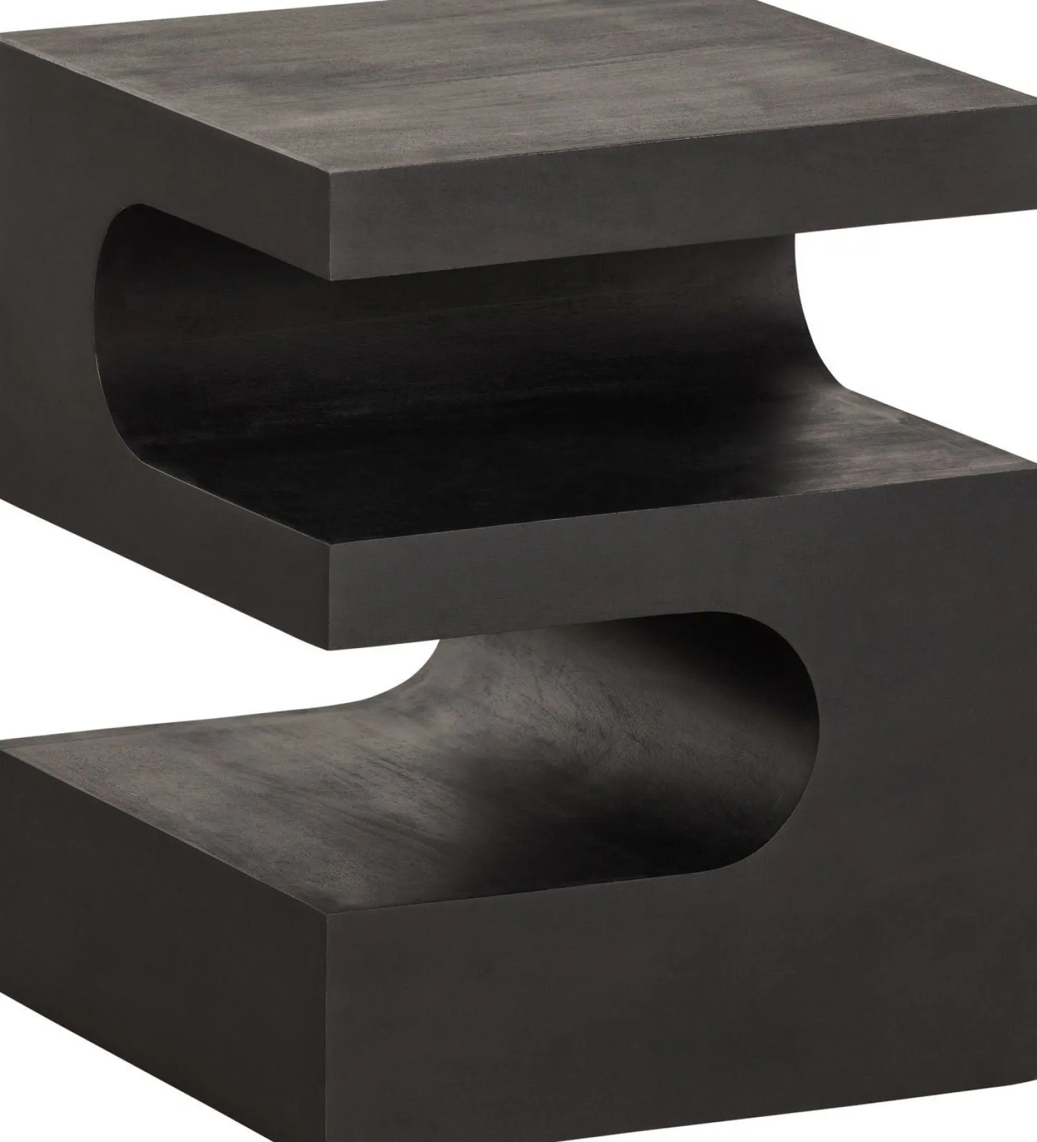 Houten Bijzettafels-WOOOD Toma Bijzetafel Black