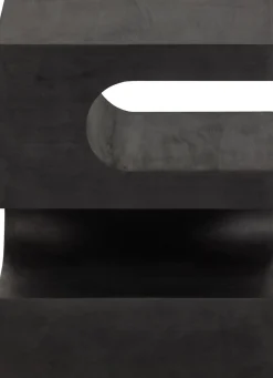 Houten Bijzettafels-WOOOD Toma Bijzetafel Black