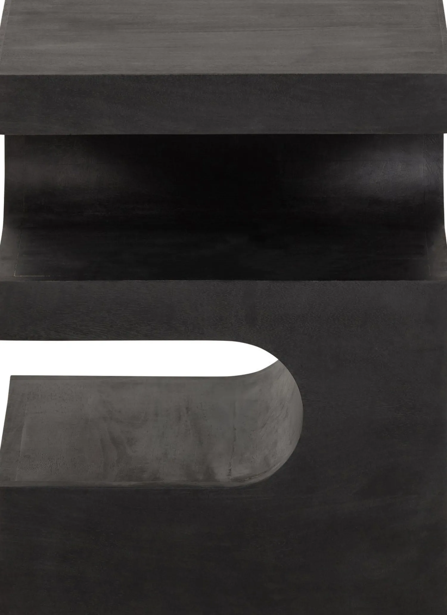 Houten Bijzettafels-WOOOD Toma Bijzetafel Black