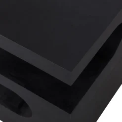 Houten Bijzettafels-WOOOD Toma Bijzetafel Black