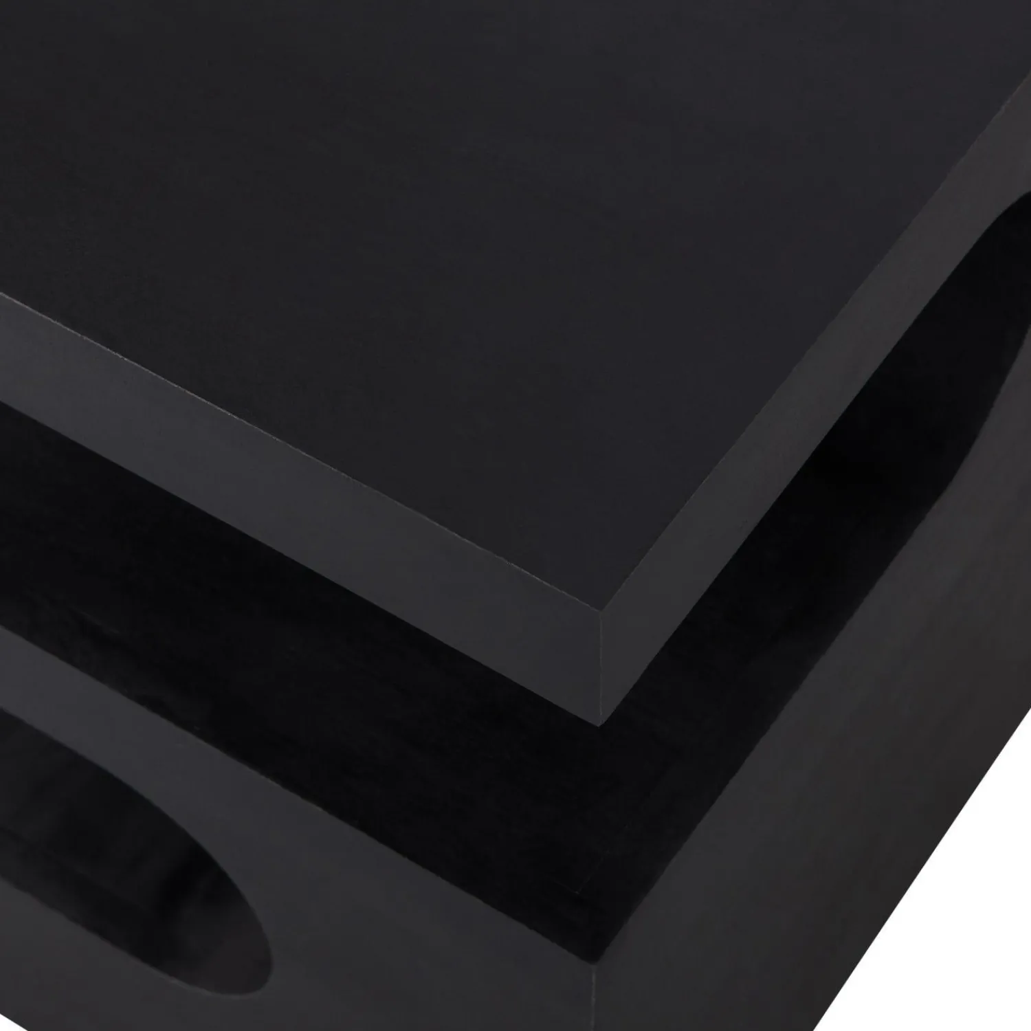 Houten Bijzettafels-WOOOD Toma Bijzetafel Black