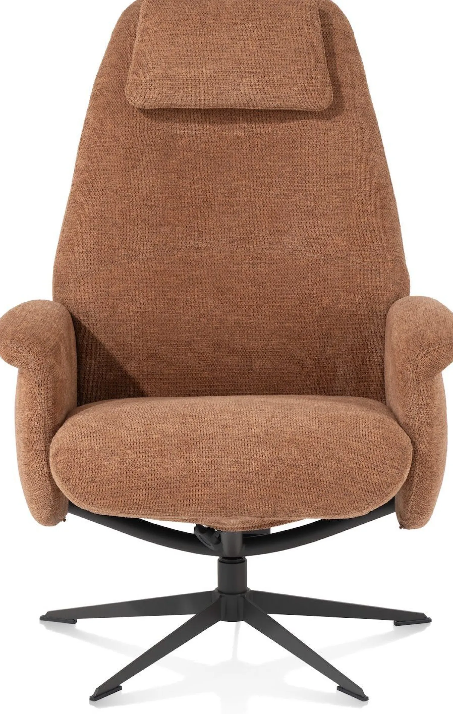 Draaifauteuils|Relaxfauteuils-XOOON Tonale Relaxfauteuil Koper