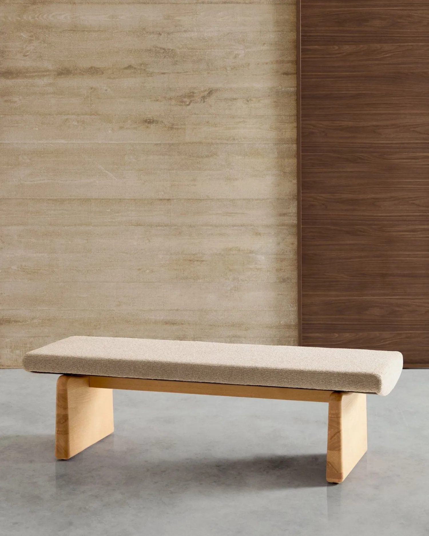 Zitbanken-Kave Home Topaz Bankje Naturel, Beige