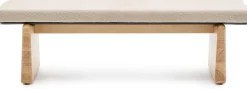 Zitbanken-Kave Home Topaz Bankje Naturel, Beige