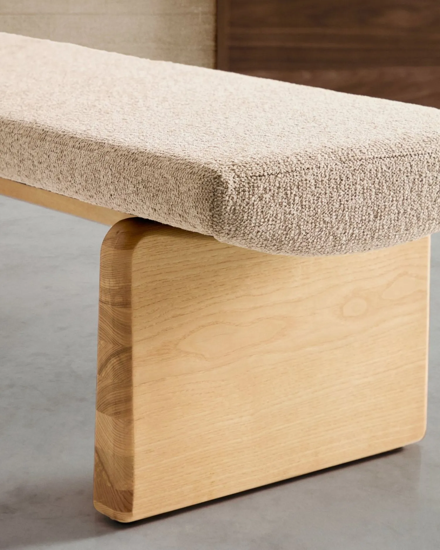 Zitbanken-Kave Home Topaz Bankje Naturel, Beige