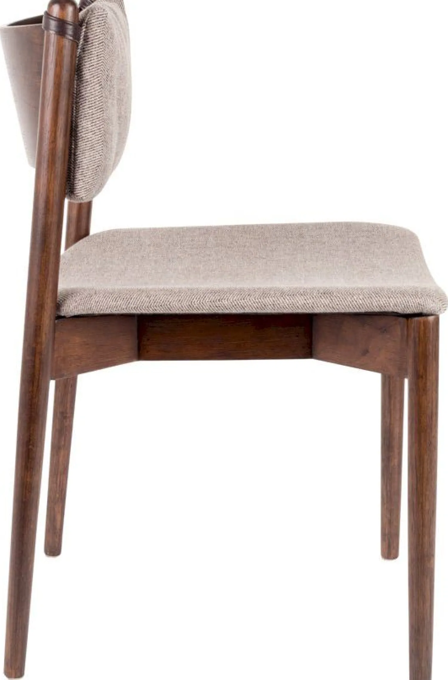 Eetkamerstoelen Zonder Armleuning-Dutchbone Torrance Eetkamerstoel Brown, Beige