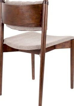 Eetkamerstoelen Zonder Armleuning-Dutchbone Torrance Eetkamerstoel Brown, Beige