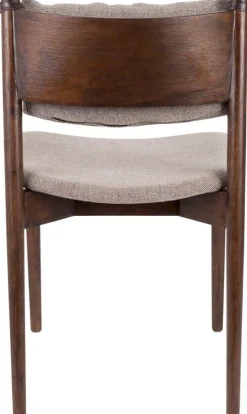 Eetkamerstoelen Zonder Armleuning-Dutchbone Torrance Eetkamerstoel Brown, Beige