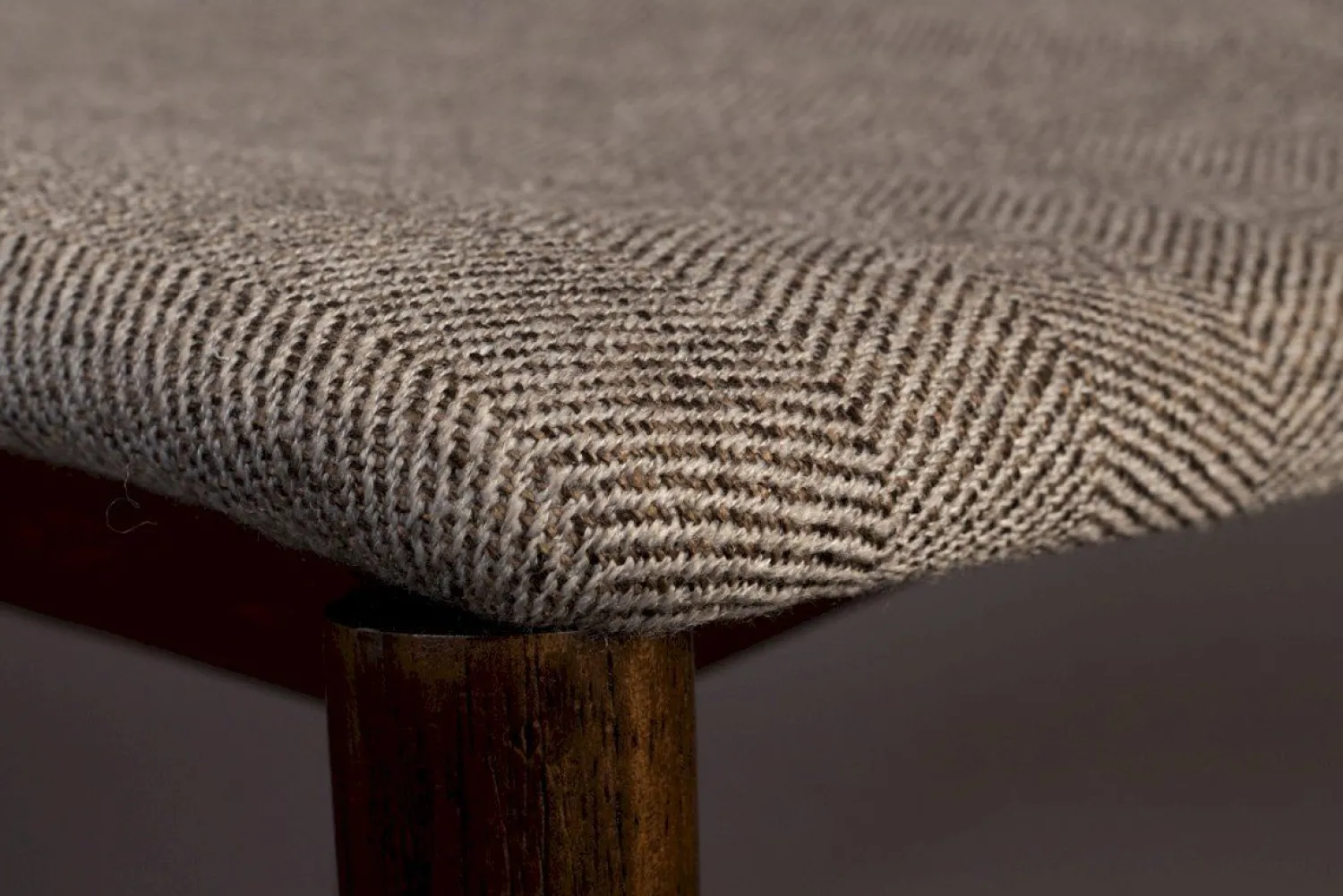 Eetkamerstoelen Zonder Armleuning-Dutchbone Torrance Eetkamerstoel Brown, Beige