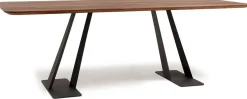 Houten Eettafels|Rechthoekige Eettafels-Harvink Tosca Eettafel Bruin