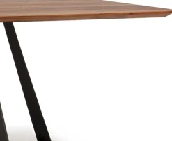 Houten Eettafels|Rechthoekige Eettafels-Harvink Tosca Eettafel Bruin